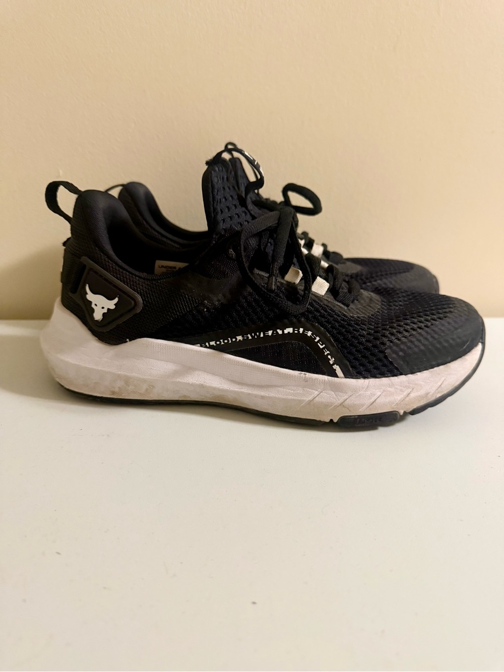 Under Armour Black and White Athletic Sneakers